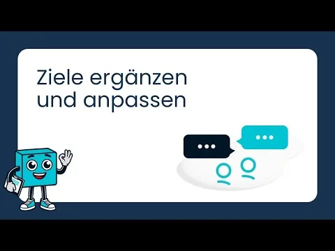Ziele ergänzen und anpassen | Modul Mitarbeitergespräche | benobix