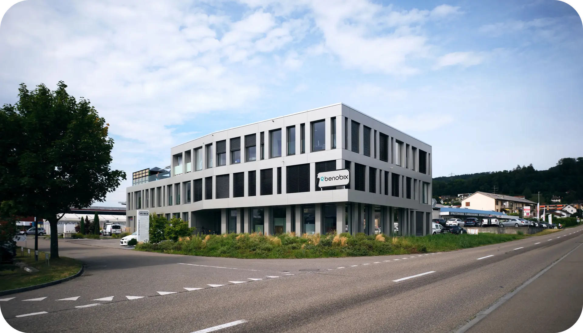 Bürogebäude von benobix in Stetten AG